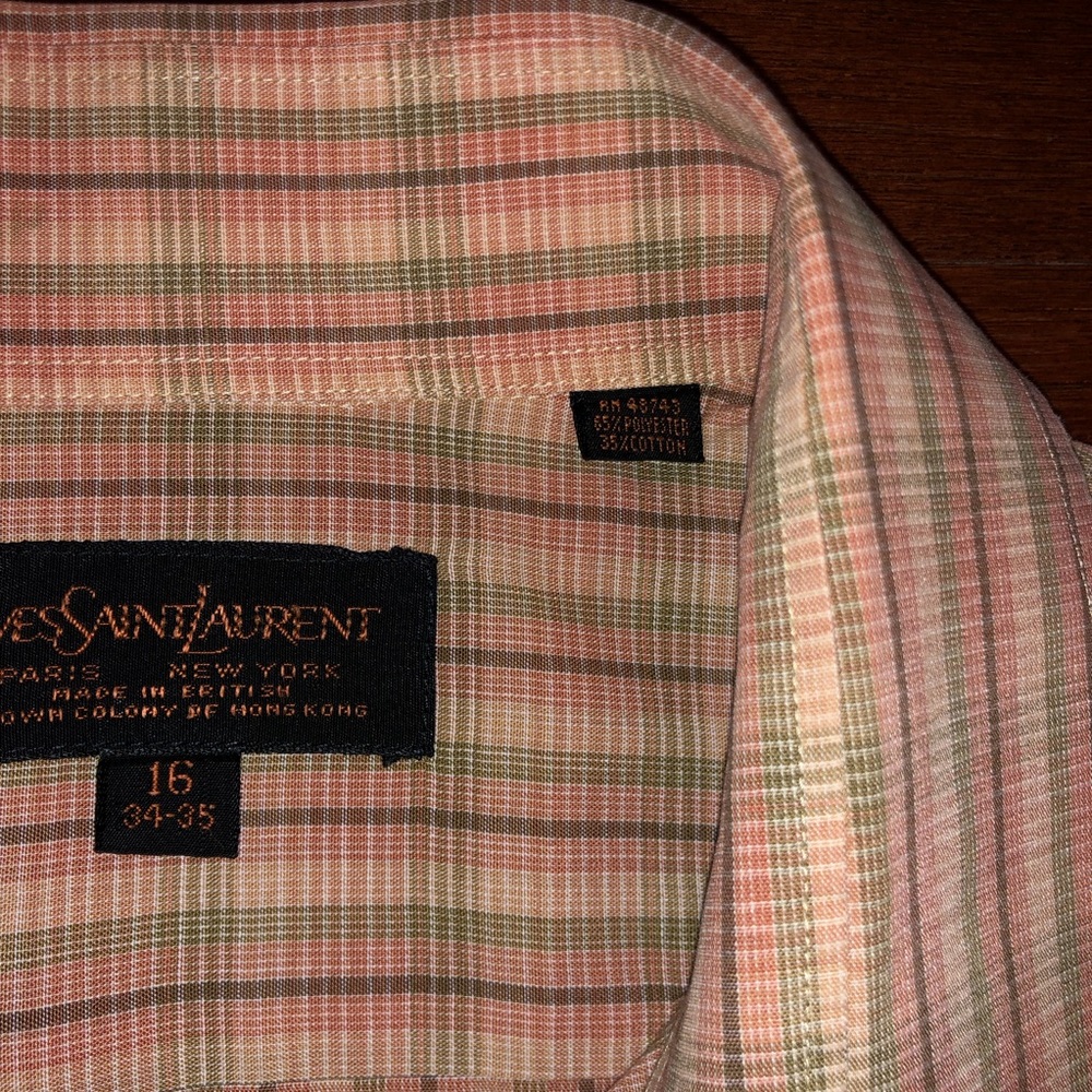MINT Vintage 80’s Yves Saint Laurent Western Shirt - Picture 4 of 12